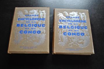 Grande Encyclopédie de la Belgique et du Congo COMPLET 2 T beschikbaar voor biedingen