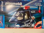 Playmobil hélicoptère de police 5183, Comme neuf, Ensemble complet
