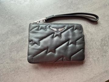 Pochette Zadig&Voltaire cuir noir 