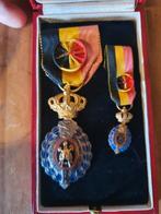 Médaille du travail plus miniature dans boîte d' origine, Enlèvement ou Envoi