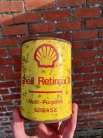 Shell Retinax A grease blik 1960's, Ophalen of Verzenden, Zo goed als nieuw