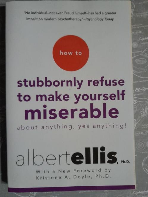 How to stubbornly refuse to make yourself miserable Alber El, Boeken, Overige Boeken, Nieuw, Ophalen of Verzenden