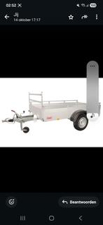 Aanhangwagen 750kg geremd, Ophalen, Nieuw