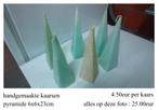 handgemaakte kaarsen kerst verjaardag piramide nieuwjaar, Ophalen of Verzenden, Nieuw