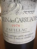 PAUILLAC 1974 , 2X, Rode wijn, Frankrijk, Zo goed als nieuw, Ophalen