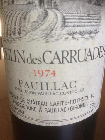 PAUILLAC 1974 ,  beschikbaar voor biedingen