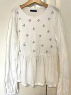 T-shirt/blouse broderie, fille, Okaidi, 10 ans (140 cm), Enfants & Bébés, Enlèvement ou Envoi, Utilisé, Okaidi, Fille