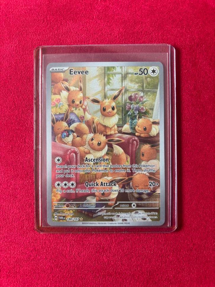 Eevee 188/167 TWM, Hobby en Vrije tijd, Verzamelkaartspellen | Pokémon, Nieuw, Verzenden