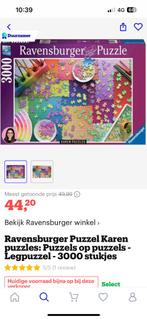 Puzzel ravensburger, Legpuzzel, Meer dan 1500 stukjes, Zo goed als nieuw, Ophalen