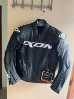 Veste en cuir IXON SPARROW noir et blanc, Ophalen, Heren, Jas | leer, Nieuw zonder kaartje