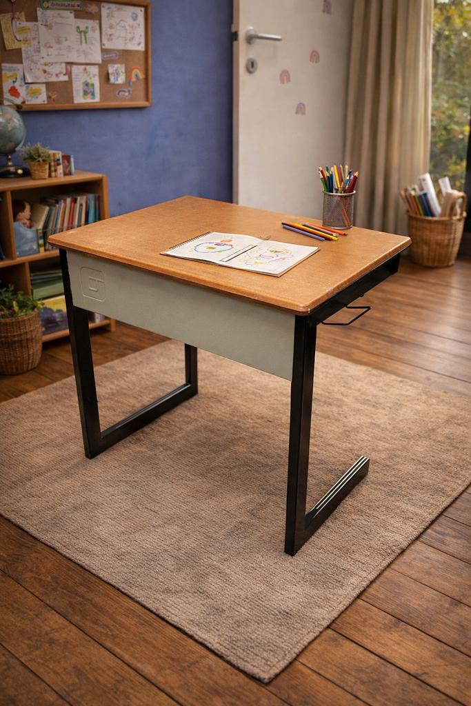 Schoolbank 14 vintage schoolbanken – per stuk of in één lot, Maison & Meubles, Bureaux, Comme neuf, Bureau, Enlèvement