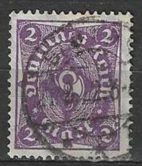 Duitsland 1922/1923 - Yvert 205 - Posthoorn - 2 m. (ST), Postzegels en Munten, Postzegels | Europa | Duitsland, Gestempeld, Verzenden