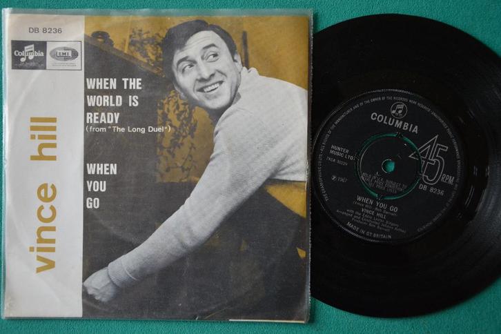 Vince Hill—When The World Is Ready - single en vinyle (''67), CD & DVD, Vinyles Singles, Comme neuf, Single, Pop, 7 pouces, Enlèvement ou Envoi