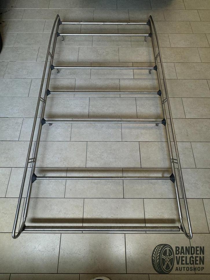 Volkswagen Transporter L1H1 T5 Imperiaal RVS Equinox met lad, Autos : Divers, Porte-bagages, Utilisé, Enlèvement ou Envoi