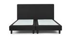 Springboxbed, Huis en Inrichting, Ophalen, Gebruikt, Zwart, Tweepersoons