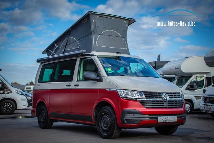Volkswagen California Coast T6.1 2.0 TDI 150PK 4 Slaappl., Caravans en Kamperen, Mobilhomes, Bedrijf, tot en met 4, Buscamper of Camperbus