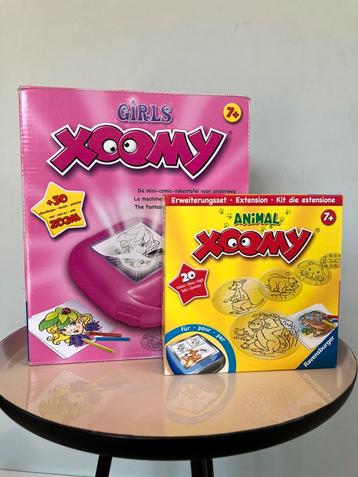 Xoomy tekenprojector + navulling dieren - zeer goede staat! beschikbaar voor biedingen