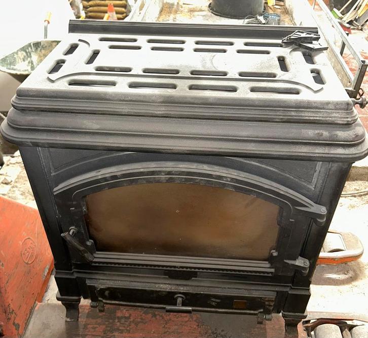 Poêle Surdiac Bayard, Maison & Meubles, Poêles, Utilisé, Poêle à bois, Bois, Enlèvement