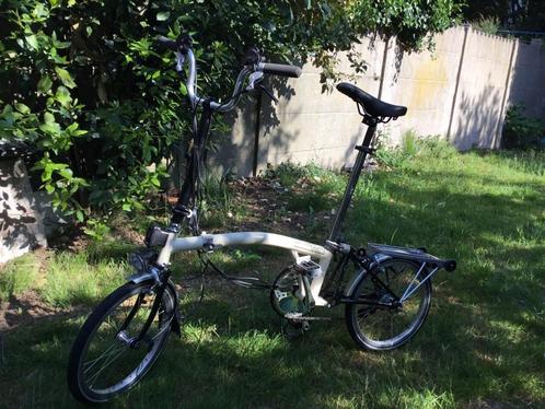 Vélo pliable, Fietsen en Brommers, Fietsen | Vouwfietsen, Zo goed als nieuw, Heren, Brompton, 14 tot 16 inch, Totaal opvouwbaar