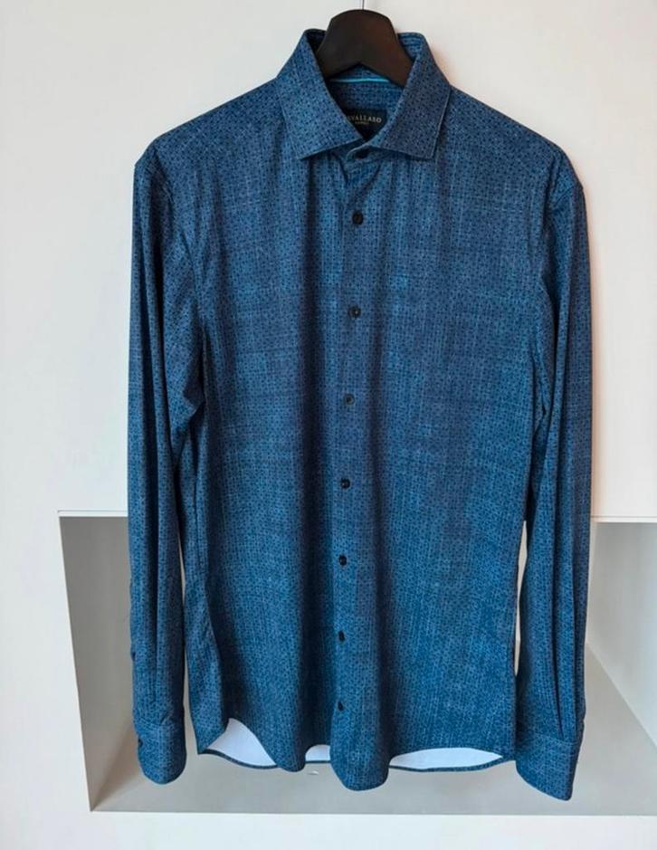 Cavallaro heren overhemd donkerblauw met print maat 38, Kleding | Heren, Overhemden, Nieuw, Halswijdte 38 (S) of kleiner, Blauw