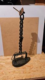 Pied lampe fer à repasser/ chaîne métal, Enlèvement, Utilisé, Moins de 100 cm, Métal
