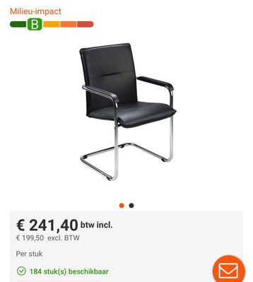 5x Stoel Rumba, echt leer! beschikbaar voor biedingen
