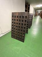 Authentieke houten champagne pupitres/wijnrekken, Huis en Inrichting, Ophalen, Gebruikt, Hout