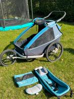 Croozer kid plus for 2 fietskar plooibar babyzitje hangmat, Fietsen en Brommers, Ophalen, Gebruikt, Opvouwbaar, Croozer