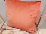 2 grandes housses de coussin orange bordeaux, Enlèvement, Comme neuf