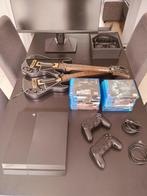 Playstation 4 + 16 Games + 2 controllers + 2 blu ray, Ophalen, Original, Met 3 controllers of meer, Gebruikt