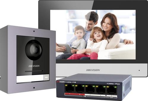 Kit portier vidéo connecté full HD en saillie HIKVISION, Audio, Tv en Foto, Videobewaking, Nieuw, Buitencamera, Ophalen of Verzenden