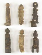 Art Africain - 6 anciennes statuettes Dogon - Mali, Enlèvement ou Envoi