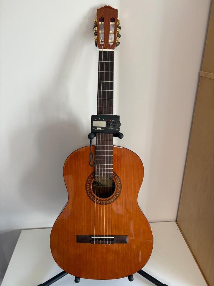 Salvador Cortez CC22 met Statief en Tuner, Muziek en Instrumenten, Snaarinstrumenten | Gitaren | Akoestisch, Nieuw, Klassieke of Spaanse gitaar