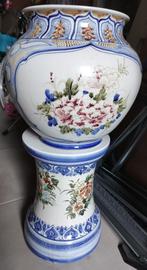 Bloempot met staander, Ophalen