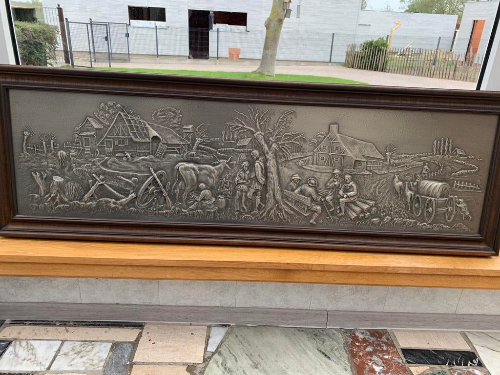 Tinnen kader, Ophalen, Zo goed als nieuw