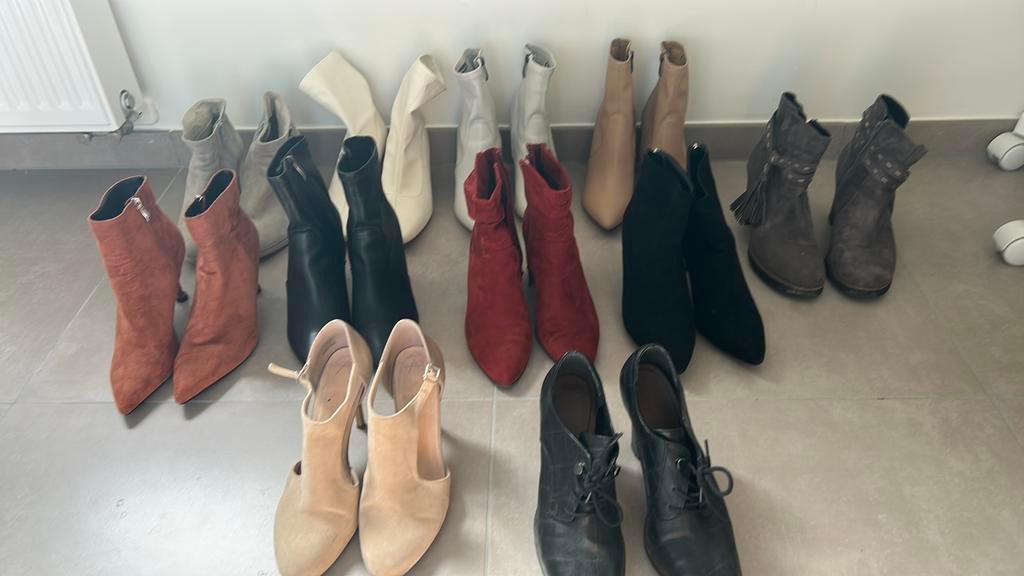 Pakket dameshakken maat 40, Kleding | Dames, Schoenen, Zo goed als nieuw, Zwart, Ophalen