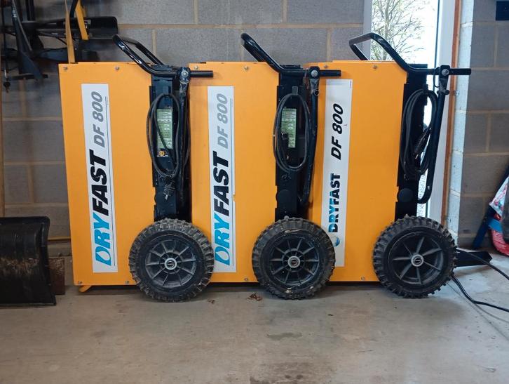 3 déshumidificateurs Dryfast DF800, Bricolage & Construction, Ventilation & Extraction, Utilisé, Extracteur, Enlèvement