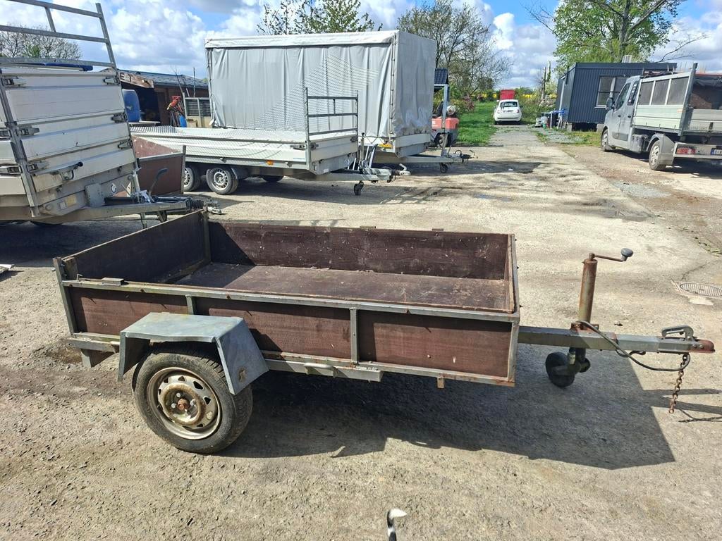 Remorque simple essieux 205 cm x 125 cm, Enlèvement ou Envoi