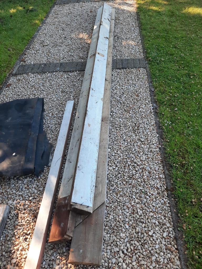 Meranti balken, Tuin en Terras, Palen, Balken en Planken, Ophalen, Balken