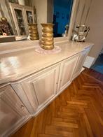 Salle à manger complète en chêne massif / cerisier  bon etat, Maison & Meubles, Enlèvement, Comme neuf, Chêne, Avec porte(s)