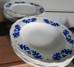 7 platte en 5 diepe borden Boch  freres la Louvière, Antiek en Kunst, Ophalen of Verzenden