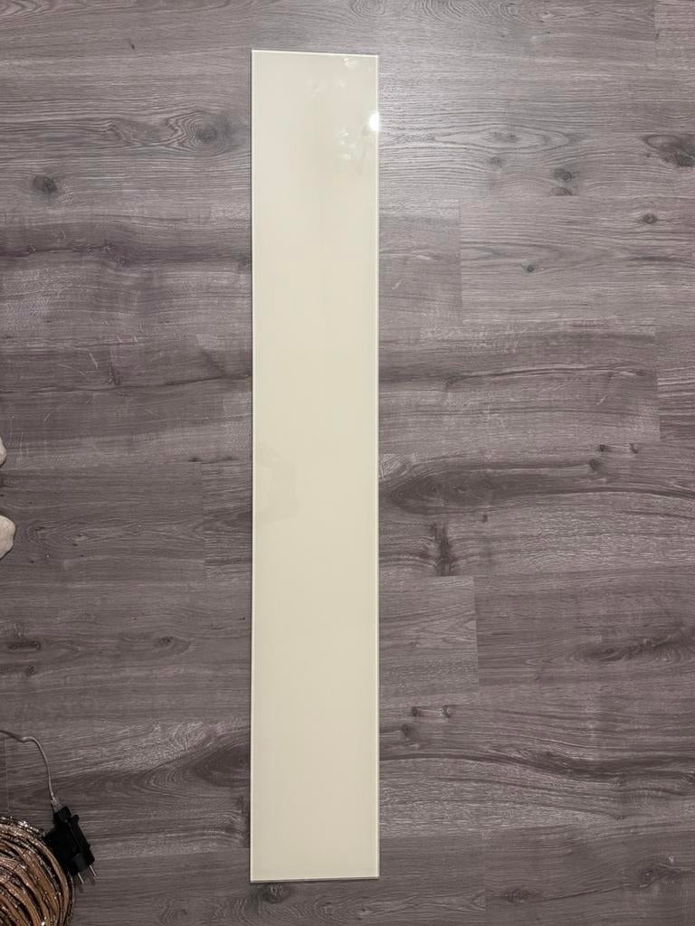 Spatwand wit gehard glas, Ophalen, Overige materialen, 100 tot 150 cm, Overige typen