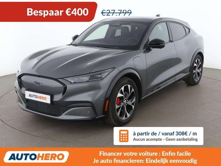 Ford Mustang Mach-E electric drive 258 kW AWD (bj 2021), Auto's, Ford, Te koop, Mustang, 360° camera, 4x4, ABS, Achteruitrijcamera