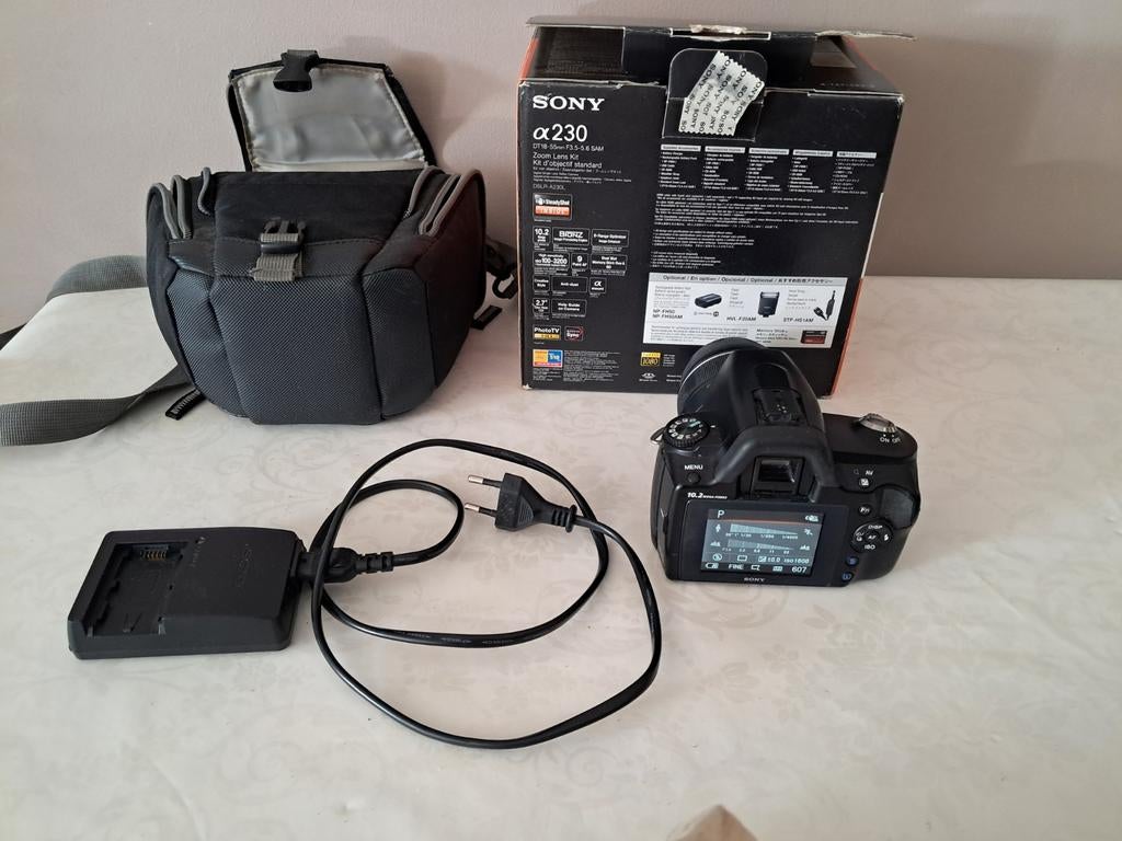 Sony a230 reflexcamera, Ophalen, Sony
