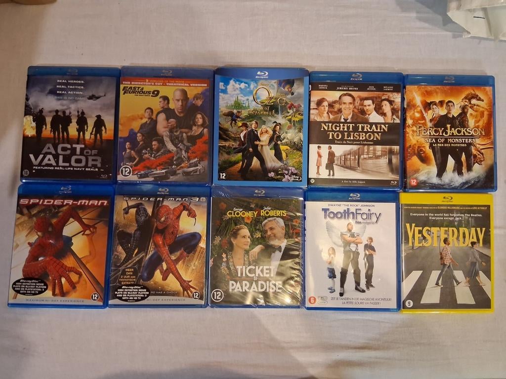 Package de longs métrages Blu Ray, CD & DVD, Blu-ray, Comme neuf, Action, Enlèvement ou Envoi