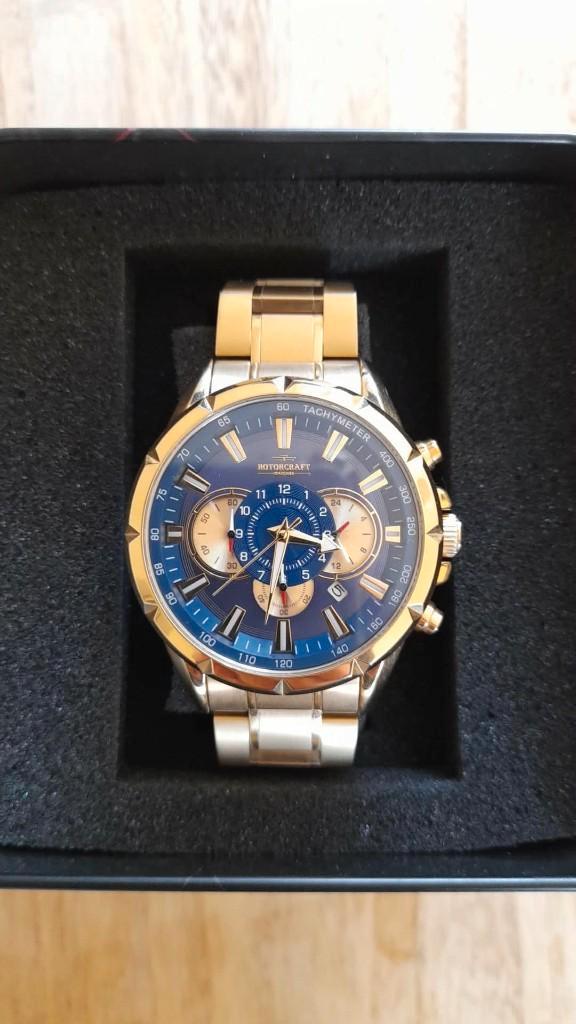 Rotorcraft Savage RC4503, Handtassen en Accessoires, Horloges | Heren, Zo goed als nieuw, Polshorloge, Overige merken, Staal, Staal