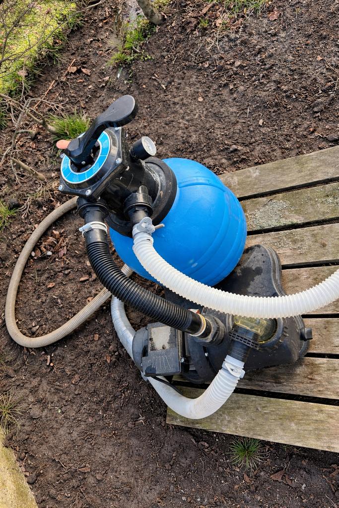 Zwembad zandfilter en producten, Ophalen, Gebruikt