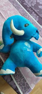 Blauwe knuffel "Stumpy" van ICC 2011, Kinderen en Baby's, Ophalen, Gebruikt, Olifant