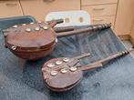 Snaar instrument muziek West Afrika hout 48 of 73 cm, kora, Muziek en Instrumenten, Snaarinstrumenten | Overige, Ophalen of Verzenden