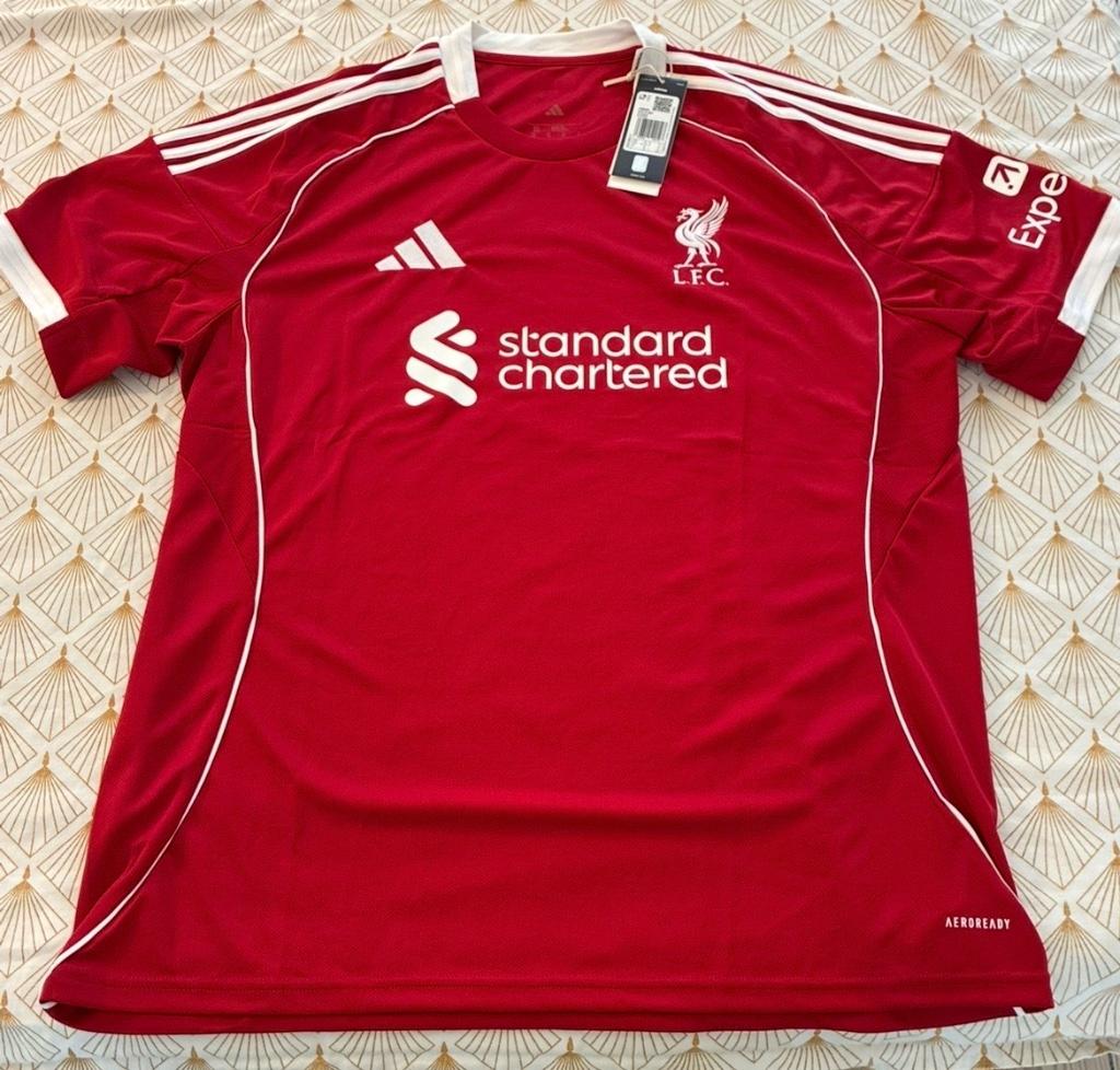Maillot Domicile LIVERPOOL FC 2025/2026 - XL - NEUF, Taille XL, Enlèvement ou Envoi, Neuf, Maillot